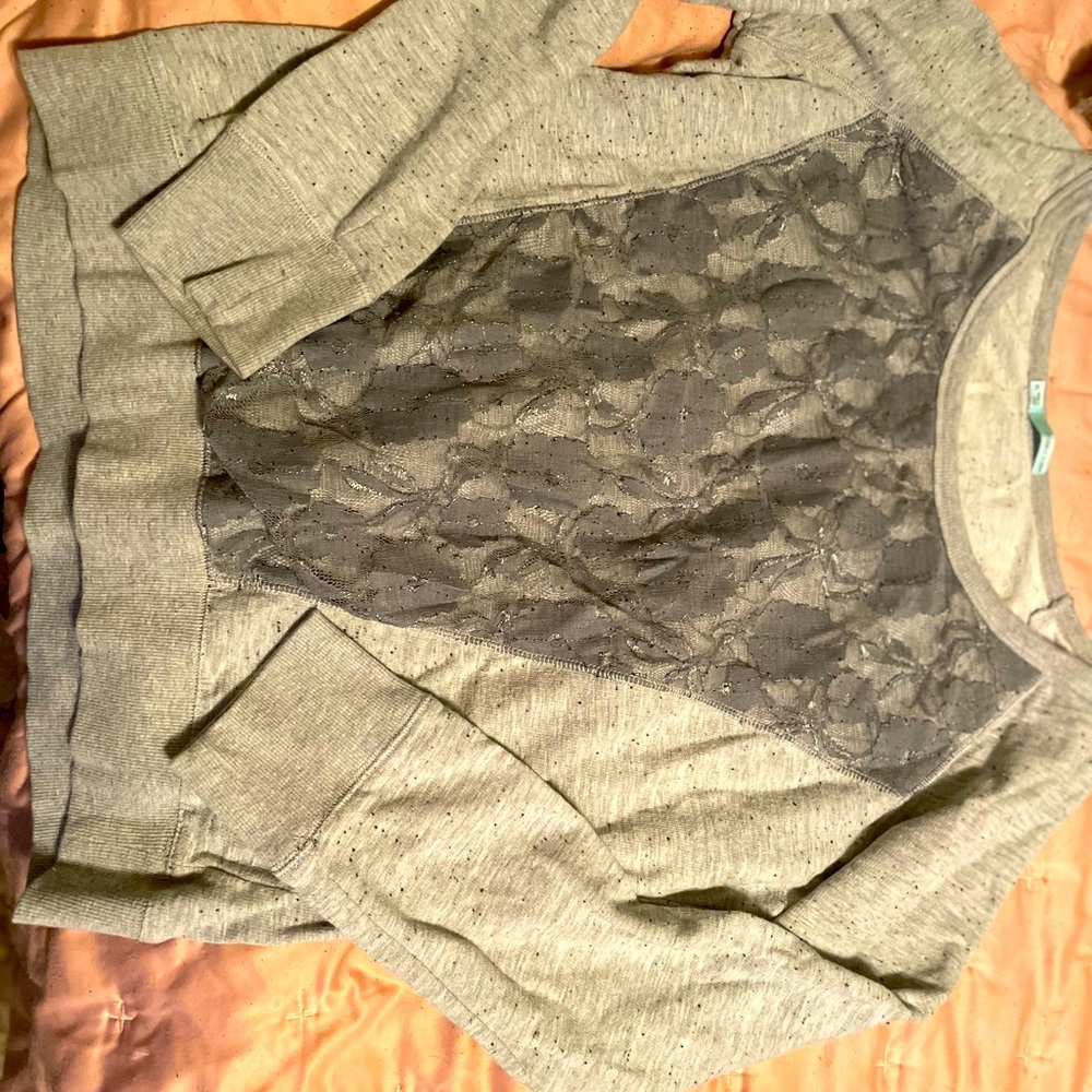 Light sweatshirt material, lightly worn